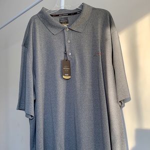 Greg Norman Men’s Grey Golf Polo